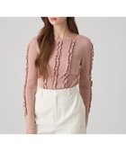 【アナイ/ANAYI】のウェービーフリルリブ プルオーバー 人気、トレンドファッション・服の通販 founy(ファニー) ファッション Fashion レディースファッション Fashion for Women トップス・カットソー Cut & Sew Tops カジュアルプルオーバー・ニットトップス Pullovers & Knit Tops / Casual Pullovers スマート Smart, Elegant フリル Frill, Ruffle ホールガーメント WholeGarment, Seamless Knit A/W・秋冬 Autumn/Winter 再入荷 Restock / Back in Stock thumbnail pink beige|ID: prp329100004825323 ipo3291000000035098064