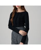 【アナイ/ANAYI】のウェービーフリルリブ プルオーバー 人気、トレンドファッション・服の通販 founy(ファニー) ファッション Fashion レディースファッション Fashion for Women トップス・カットソー Cut & Sew Tops カジュアルプルオーバー・ニットトップス Pullovers & Knit Tops / Casual Pullovers スマート Smart, Elegant フリル Frill, Ruffle ホールガーメント WholeGarment, Seamless Knit A/W・秋冬 Autumn/Winter 再入荷 Restock / Back in Stock thumbnail black|ID: prp329100004825323 ipo3291000000035098065