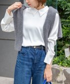 【ノーリーズ/NOLLEY'S】の【WEB限定】ウォッシャブルオトナサテン衿カフス付きTブラウス 人気、トレンドファッション・服の通販 founy(ファニー) ファッション Fashion レディースファッション Fashion for Women トップス・カットソー Cut & Sew Tops シャツ・ブラウス・オフィスカジュアル Elegant Blouses & Button-Ups 2025年 2025 2025-2026秋冬・A/W Autumn/Winter 2025–26 AW25–26 おすすめ Recommended / Our Picks とろみ Fluid, Flowy Fabric オケージョン Occasion Wear カフス Cuff Design ジャケット Jacket, Outerwear スリット Slit, Slit Detail ダウン Down, Puffer デニム Denim, Jeans Material thumbnail ホワイト|ID: prp329100004825328 ipo3291000000035098177