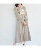 【アンデミュウ/Andemiu】のハナガラボウタイワンピース 人気、トレンドファッション・服の通販 founy(ファニー) ファッション Fashion レディースファッション Fashion for Women ワンピース Dresses コラボ Collaboration, Collab フレア Flare, Flared thumbnail ライトカーキ|ID: prp329100004825347 ipo3291000000035098357