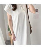 【アミュレット/Amulet】の【Amulet】半袖ロングTシャツワンピース 人気、トレンドファッション・服の通販 founy(ファニー) ファッション Fashion レディースファッション Fashion for Women ワンピース Dresses シャツワンピース / 1枚で着映えコーデ Shirt Dresses デニム Denim, Jeans Material ロング Long, Long-Length 半袖 Short Sleeve, Half Sleeve thumbnail ホワイト|ID: prp329100004825354 ipo3291000000035098470