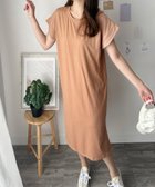 【アミュレット/Amulet】の【Amulet】半袖ロングTシャツワンピース 人気、トレンドファッション・服の通販 founy(ファニー) ファッション Fashion レディースファッション Fashion for Women ワンピース Dresses シャツワンピース / 1枚で着映えコーデ Shirt Dresses デニム Denim, Jeans Material ロング Long, Long-Length 半袖 Short Sleeve, Half Sleeve thumbnail ベージュ|ID: prp329100004825354 ipo3291000000035098472