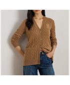 【ラルフローレン/RALPH LAUREN】のケーブルニット ウールカシミヤ カーディガン 人気、トレンドファッション・服の通販 founy(ファニー) ファッション Fashion レディースファッション Fashion for Women トップス・カットソー Cut & Sew Tops ニット Knit Tops & Sweaters カーディガン・羽織り Layered Style Cardigans カーディガン Cardigan, Knitwear クラシック Classic, Timeless Style テクスチャー Texture, Textured Fabric フィット Fit, Slim Fit フロント Front, Front Design ポケット Pocket, Pocket Detail リラックス Relax, Relaxed Fit 長袖 Long Sleeve, Full Sleeve thumbnail 260ブラウン|ID: prp329100004825372 ipo3291000000035098668