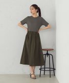 【コムサイズム/COMME CA ISM】のコンビワンピース 人気、トレンドファッション・服の通販 founy(ファニー) ファッション Fashion レディースファッション Fashion for Women ワンピース Dresses ギャザー Gathered, Ruffled コンパクト Compact, Small Size コンビ Combo, Combination Style タフタ Taffeta, Structured Fabric ドッキング Docking, Mixed Material ドローコード Drawcord, Drawstring Cord バルーン Balloon, Balloon Silhouette ポケット Pocket, Pocket Detail 切替 Switching, Contrast Panel thumbnail カーキ|ID: prp329100004825378 ipo3291000000035098741