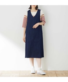 【デコイ/DECOY Since1981】のデニムジャンパースカート 人気、トレンドファッション・服の通販 founy(ファニー) ファッション Fashion レディースファッション Fashion for Women スカート Skirts おすすめ Recommended / Our Picks シンプル Simple, Minimal バランス Balance, Style Balance ワイド Wide, Wide Fit |ID:prp329100004825386