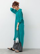【テチチ/Te chichi】の麻レーヨンシャツワンピース 人気、トレンドファッション・服の通販 founy(ファニー) ファッション Fashion レディースファッション Fashion for Women ワンピース Dresses シャツワンピース / 1枚で着映えコーデ Shirt Dresses thumbnail ターコイズブルー|ID: prp329100004825387 ipo3291000000035098853