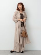 【テチチ/Te chichi】の麻レーヨンシャツワンピース 人気、トレンドファッション・服の通販 founy(ファニー) ファッション Fashion レディースファッション Fashion for Women ワンピース Dresses シャツワンピース / 1枚で着映えコーデ Shirt Dresses thumbnail ベージュ|ID: prp329100004825387 ipo3291000000035098855
