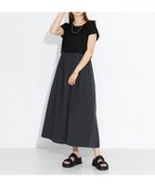 【サニーレーベル/Sonny Label / URBAN RESEARCH】の『吸水速乾/接触冷感』Breeze Fit ドッキングワンピース 人気、トレンドファッション・服の通販 founy(ファニー) ファッション Fashion レディースファッション Fashion for Women ワンピース Dresses 2025年 2025 2025春夏・S/S Spring/Summer 2025 SS25 おすすめ Recommended / Our Picks カットソー Cut and Sewn Top シンプル Simple, Minimal スリーブ Sleeve, Long Sleeve / Short Sleeve ドッキング Docking, Mixed Material フレンチ French, French Style 吸水 Absorbent, Quick-Dry 夏 Summer 旅行 Travel S/S・春夏 SS, Spring/Summer, Warm Season thumbnail BLK×CHA|ID: prp329100004825392 ipo3291000000035098893