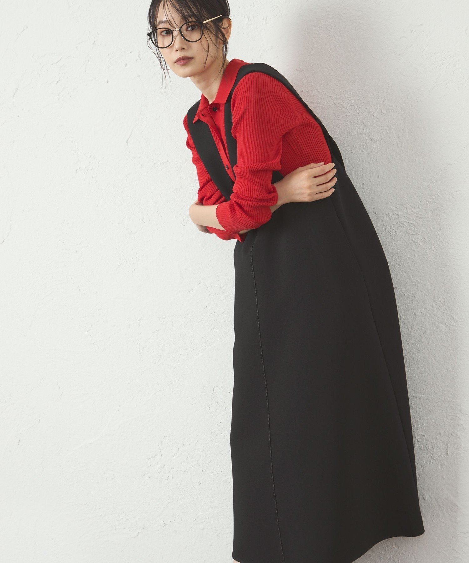 【キャスト/CAST】の【UV効果/着用シワ軽減】アシンメトリーワンピース インテリア・キッズ・メンズ・レディースファッション・服の通販 founy(ファニー) 　ファッション　Fashion　レディースファッション　Fashion for Women　ワンピース　Dresses　インナー　Innerwear　春　Spring　秋　Autumn　フォルム　Silhouette, Form　冬　Winter / This Winter　A/W・秋冬　Autumn/Winter　おすすめ　Recommended / Our Picks　夏　Summer　ブラック|ID: prp329100004825412 ipo3291000000035099088