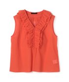 【トゥモローランド/TOMORROWLAND】のルコットンオーガンジー スリーブレスブラウス 人気、トレンドファッション・服の通販 founy(ファニー) ファッション Fashion レディースファッション Fashion for Women トップス・カットソー Cut & Sew Tops シャツ・ブラウス・オフィスカジュアル Elegant Blouses & Button-Ups インナー Innerwear オーガンジー Organza Fabric カーディガン Cardigan, Knitwear ギャザー Gathered, Ruffled ジャケット Jacket, Outerwear ノースリーブ Sleeveless, No-Sleeve フロント Front, Front Design エレガント 上品 Elegant 定番 Standard, Basic Item thumbnail 27 オレンジ|ID: prp329100004825419 ipo3291000000035099142