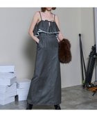 【メゾンスペシャル/MAISON SPECIAL】のFrilled Camisole Dress 人気、トレンドファッション・服の通販 founy(ファニー) ファッション Fashion レディースファッション Fashion for Women ワンピース Dresses フォーマル・パーティードレス・結婚式用ドレス Elegant & Casual Dresses インナー Innerwear キャミワンピース Cami Dress, Slip Dress シンプル Simple, Minimal ストライプ Stripe, Striped Pattern フェミニン Feminine, Girly フリル Frill, Ruffle ロング Long, Long-Length エレガント 上品 Elegant thumbnail GRY|ID: prp329100004825425 ipo3291000000035099179