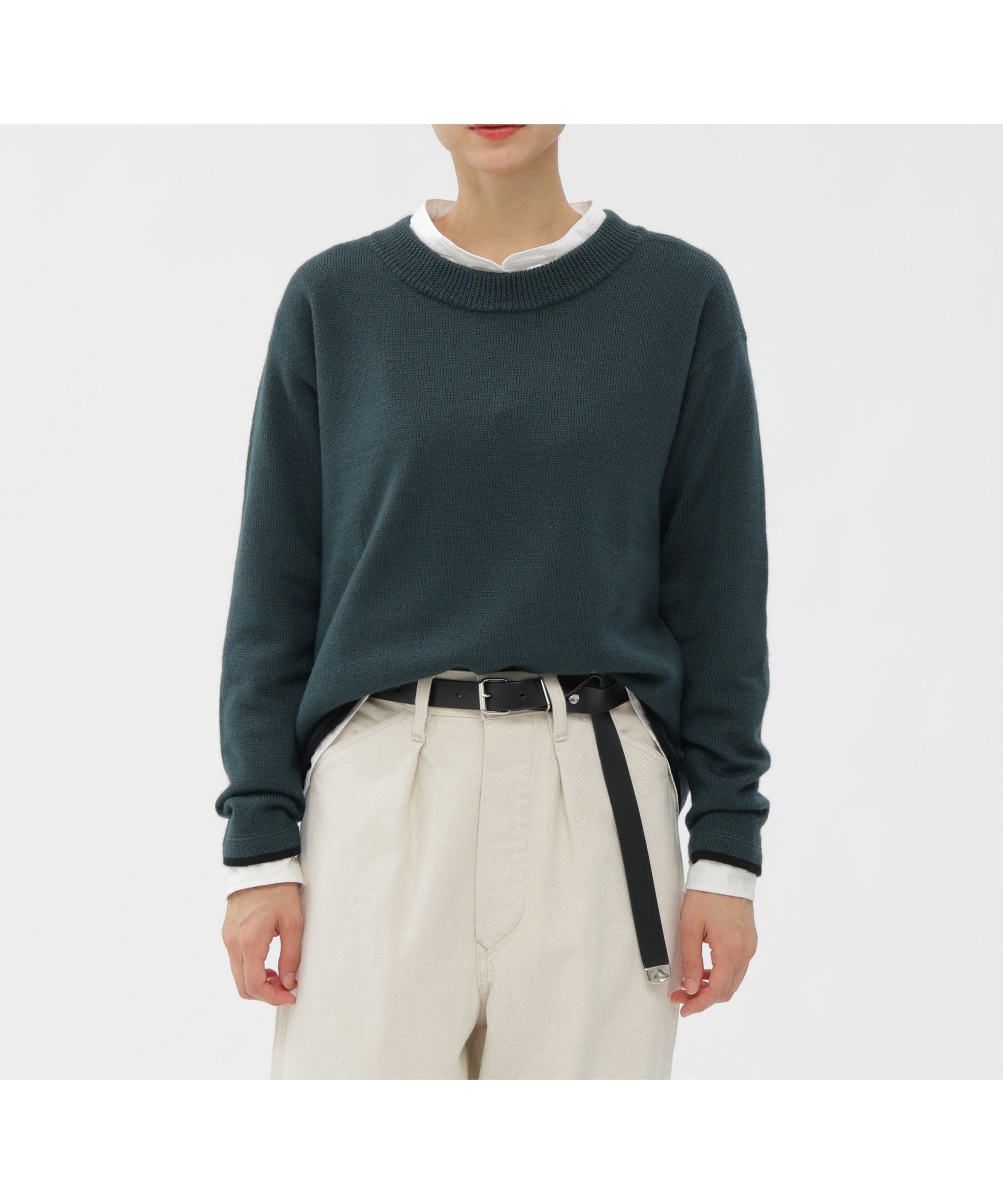 【マーガレットハウエル/MARGARET HOWELL】のPURE WOOL KNITWEAR 人気、トレンドファッション・服の通販 founy(ファニー) 　ファッション　Fashion　レディースファッション　Fashion for Women　トップス・カットソー　Cut & Sew Tops　ニット　Knit Tops & Sweaters　カットソー　Cut and Sewn Top　 other-1|ID: prp329100004825436 ipo3291000000035099306