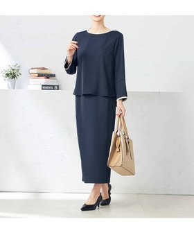 【アー ヴェー ヴェー/a.v.v】の【2SET】バイカラーブラウス*スカート セットアップ 人気、トレンドファッション・服の通販 founy(ファニー) ファッション Fashion レディースファッション Fashion for Women セットアップ Matching Sets スカート・ミニ/ミディ/マキシ Skirts / Mini, Midi & Maxi Skirts ジャケット Jacket, Outerwear スリーブ Sleeve, Long Sleeve / Short Sleeve セットアップ Set-Up, Coordinated Outfit フェミニン Feminine, Girly フレア Flare, Flared ラウンド Round, Round Neck 再入荷 Restock / Back in Stock エレガント 上品 Elegant ビジネス 仕事 通勤 Business / Work / Commuting |ID:prp329100004825437