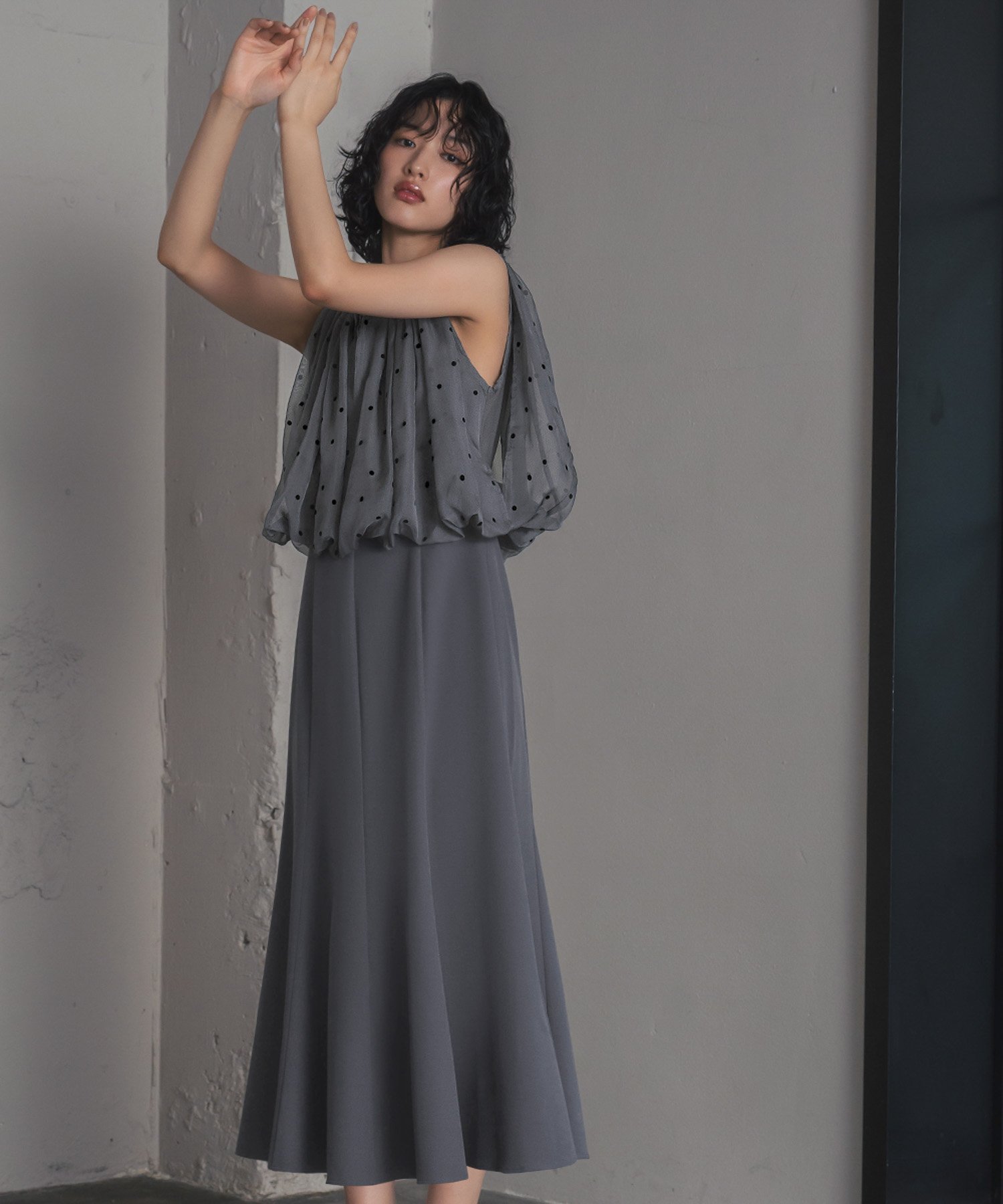 【ガール/GIRL】の3WAYドットジャカードケープ マーメイド 結婚式 ワンピース パーティードレス インテリア・キッズ・メンズ・レディースファッション・服の通販 founy(ファニー) 　ファッション　Fashion　レディースファッション　Fashion for Women　ワンピース　Dresses　フォーマル・パーティードレス・結婚式用ドレス　Elegant & Casual Dresses　オケージョン　Occasion Wear　オーガンジー　Organza Fabric　シフォン　Chiffon, Lightweight Fabric　ジョーゼット　Georgette, Semi-Sheer Fabric　スリーブ　Sleeve, Long Sleeve / Short Sleeve　デコルテ　Décolleté, Neckline　ドット　Polka Dot, Dot Pattern　ドレス　Dress, One-Piece　ドレープ　Drape, Draping Fabric　マーメイド　Mermaid, Fishtail Silhouette　ロング　Long, Long-Length　再入荷　Restock / Back in Stock　おすすめ　Recommended / Our Picks　結婚式　Wedding　披露宴　Wedding Reception　二次会　After Party　GRYDOT|ID: prp329100004825438 ipo3291000000035099329