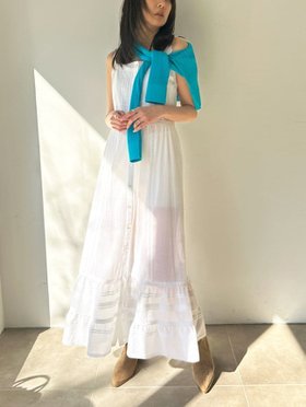 【スナイデル/SNIDEL】のキャミソールガウンワンピース 人気、トレンドファッション・服の通販 founy(ファニー) ファッション Fashion レディースファッション Fashion for Women ワンピース Dresses ヴィンテージ Vintage Style スマート Smart, Elegant フェミニン Feminine, Girly フラワー Flower, Floral フレア Flare, Flared フロント Front, Front Design プリント Print, Printed Pattern マキシ Maxi, Full Length 無地 Plain, Solid Color レース Lace, Lace Fabric |ID:prp329100004825439