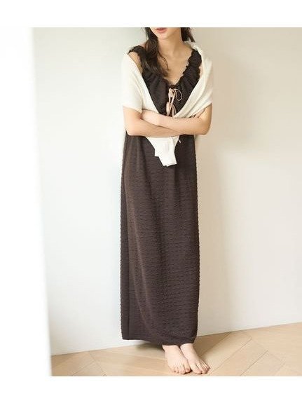 【スナイデル ホーム/SNIDEL HOME】のポップコーンワンピース インテリア・キッズ・メンズ・レディースファッション・服の通販 founy(ファニー) 　ファッション　Fashion　レディースファッション　Fashion for Women　ワンピース　Dresses　おすすめ　Recommended / Our Picks　ギャザー　Gathered, Ruffled　スマート　Smart, Elegant　リボン　Ribbon, Bow　夏　Summer　BRW[058]|ID: prp329100004825440 ipo3291000000035099360