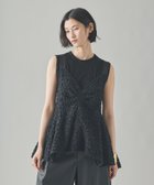 【カレンソロジー/Curensology】のジャカードバルーンキャミブラウス 人気、トレンドファッション・服の通販 founy(ファニー) ファッション Fashion レディースファッション Fashion for Women トップス・カットソー Cut & Sew Tops キャミソール&ノースリーブ Camisoles & Sleeveless Tops シャツ・ブラウス・オフィスカジュアル Elegant Blouses & Button-Ups エレガント 上品 Elegant サテン Satin, Glossy Fabric シルク Silk, 100% Silk ジャカード／ジャガード Jacquard, Woven Pattern セットアップ Set-Up, Coordinated Outfit デニム Denim, Jeans Material フラワー Flower, Floral ボトム Bottoms, Lower Wear おすすめ Recommended / Our Picks thumbnail ブラック09|ID: prp329100004825441 ipo3291000000035099364