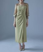 【ビーフラット/bflat】のドレープデザインIラインドレス 人気、トレンドファッション・服の通販 founy(ファニー) ファッション Fashion レディースファッション Fashion for Women ワンピース Dresses フォーマル・パーティードレス・結婚式用ドレス Elegant & Casual Dresses アシンメトリー Asymmetrical Style スクエア Square, Square Shape デコルテ Décolleté, Neckline トレンド Trend, Trending Now ドレス Dress, One-Piece ポケット Pocket, Pocket Detail おすすめ Recommended / Our Picks 結婚式 Wedding thumbnail グリーン|ID: prp329100004825449 ipo3291000000035099455