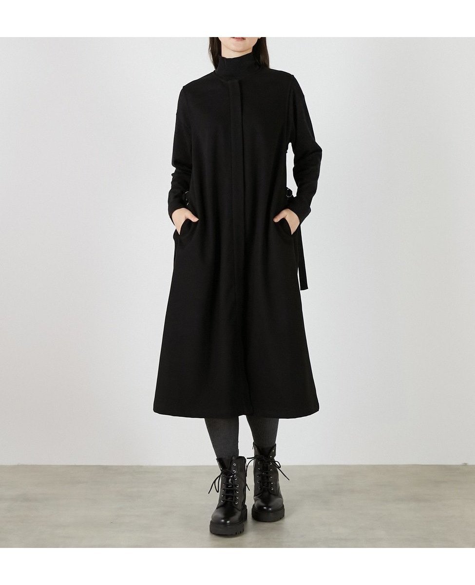 【メルローズ クレール/MELROSE claire】のクルーネックスリーブレスワンピース インテリア・キッズ・メンズ・レディースファッション・服の通販 founy(ファニー) 　ファッション　Fashion　レディースファッション　Fashion for Women　ワンピース　Dresses　シンプル　Simple, Minimal　ブラック|ID: prp329100004825453 ipo3291000000035099535