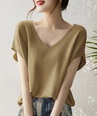 【ミニミニストア/miniministore】のニットトップス レディース 韓国春秋夏服 ダークベージュ|ID: prp329100004825458 ipo3291000000035099570