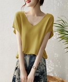 【ミニミニストア/miniministore】のニットトップス レディース 韓国春秋夏服 イエロー|ID: prp329100004825458 ipo3291000000035099590