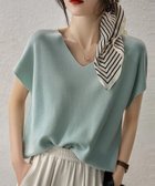 【ミニミニストア/miniministore】のニットトップス レディース 韓国春秋夏服 ミントグリーン|ID: prp329100004825458 ipo3291000000035099591