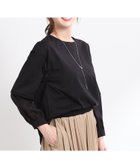 【リフレクト/Reflect】の【手洗い可】プルオーバージャージ 人気、トレンドファッション・服の通販 founy(ファニー) ファッション Fashion レディースファッション Fashion for Women トップス・カットソー Cut & Sew Tops カジュアルプルオーバー・ニットトップス Pullovers & Knit Tops / Casual Pullovers おすすめ Recommended / Our Picks なめらか Smooth, Silky Texture インナー Innerwear カーディガン Cardigan, Knitwear スマート Smart, Elegant ドッキング Docking, Mixed Material 春 Spring thumbnail ブラック|ID: prp329100004825460 ipo3291000000035099610