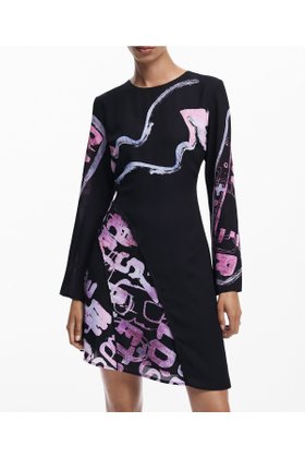 【デシグアル/Desigual】のアシンメトリーなショートドレスの文字 人気、トレンドファッション・服の通販 founy(ファニー) ファッション Fashion レディースファッション Fashion for Women ワンピース Dresses フォーマル・パーティードレス・結婚式用ドレス Elegant & Casual Dresses アシンメトリー Asymmetrical Style カラフル Colorful Design シューズ Shoes, Footwear ショート Short, Short Length デニム Denim, Jeans Material ドレス Dress, One-Piece パターン Pattern, Design Print パッチワーク Patchwork, Mixed Fabric プリント Print, Printed Pattern メンズ Men's, Menswear |ID:prp329100004825470