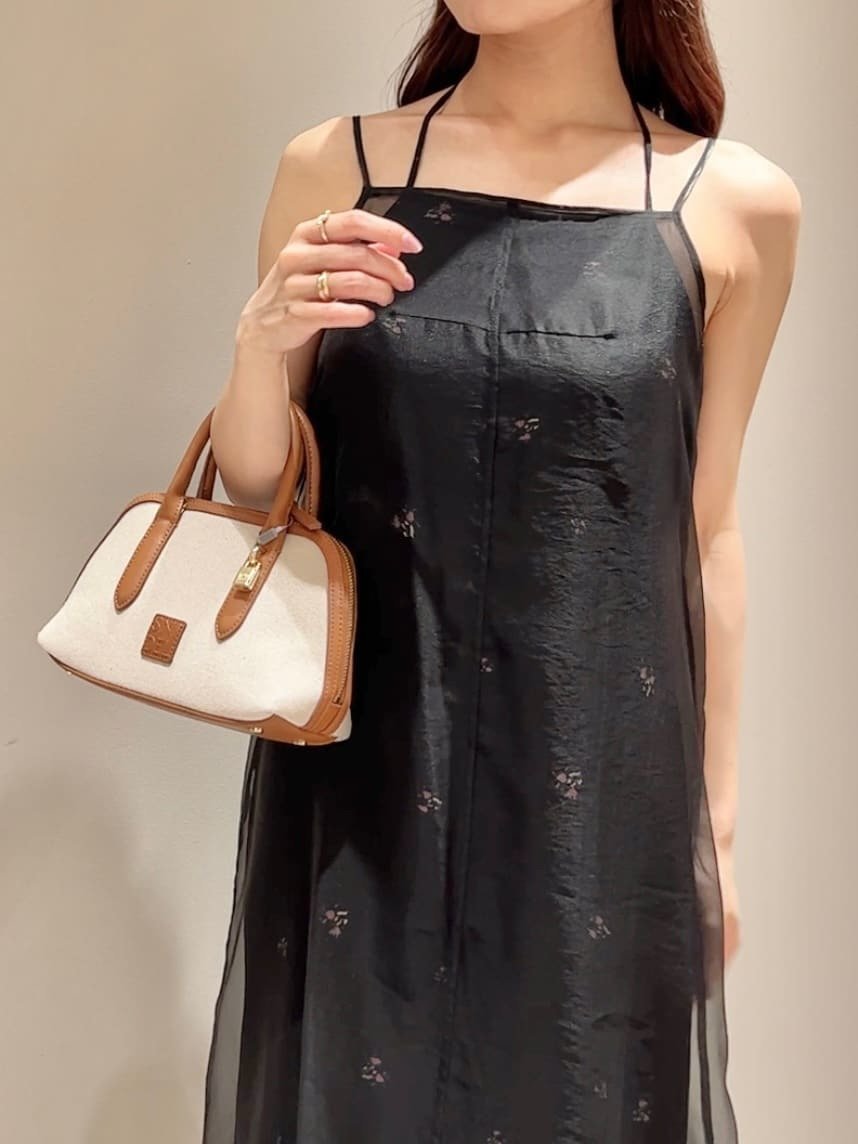 【スナイデル/SNIDEL】のレイヤードプリントキャミワンピース インテリア・キッズ・メンズ・レディースファッション・服の通販 founy(ファニー) 　ファッション　Fashion　レディースファッション　Fashion for Women　ワンピース　Dresses　キャミソールワンピース　Camisole Dresses　インナー　Innerwear　ウェーブ　Wavy Pattern　キャミワンピース　Cami Dress, Slip Dress　シアー　Sheer, See-Through　シンプル　Simple, Minimal　ジャケット　Jacket, Outerwear　ストレート　Straight, Straight Cut　スマート　Smart, Elegant　ドット　Polka Dot, Dot Pattern　バランス　Balance, Style Balance　パープル　Purple, Violet　リゾート　Resort, Vacation Style　おすすめ　Recommended / Our Picks　BLK[009]|ID: prp329100004825476 ipo3291000000035099776