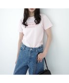 【エイミーイストワール/eimy istoire】のmerci ロゴTシャツ 人気、トレンドファッション・服の通販 founy(ファニー) ファッション Fashion レディースファッション Fashion for Women トップス・カットソー Cut & Sew Tops シャツ・ブラウス・オフィスカジュアル Elegant Blouses & Button-Ups ロングTシャツ・Tシャツ Longline T-Shirts & Tees カーディガン Cardigan, Knitwear スラックス Slacks, Dress Pants デニム Denim, Jeans Material バランス Balance, Style Balance フレンチ French, French Style 再入荷 Restock / Back in Stock エレガント 上品 Elegant thumbnail PINK|ID: prp329100004825480 ipo3291000000035099804