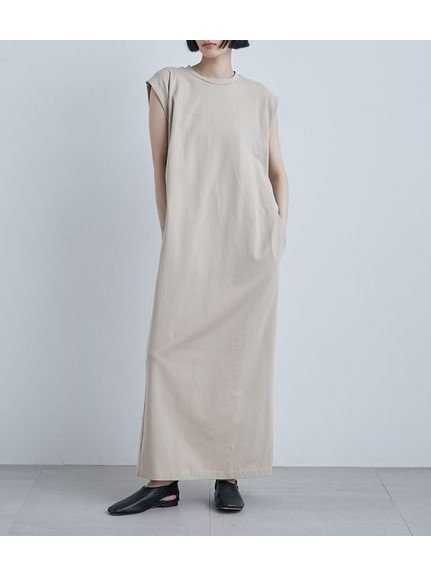 【ミースロエ/MIESROHE】のカットソータックコンフォートワンピース インテリア・キッズ・メンズ・レディースファッション・服の通販 founy(ファニー) 　ファッション　Fashion　レディースファッション　Fashion for Women　ワンピース　Dresses　カットソー　Cut and Sewn Top　シンプル　Simple, Minimal　ストレート　Straight, Straight Cut　スマート　Smart, Elegant　スリット　Slit, Slit Detail　スリーブ　Sleeve, Long Sleeve / Short Sleeve　フレンチ　French, French Style　LBEG[035]|ID: prp329100004825486 ipo3291000000035099915