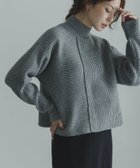 【サニーレーベル/Sonny Label / URBAN RESEARCH】の畦切替えニットプルオーバー 人気、トレンドファッション・服の通販 founy(ファニー) ファッション Fashion レディースファッション Fashion for Women トップス・カットソー Cut & Sew Tops ニット Knit Tops & Sweaters カジュアルプルオーバー・ニットトップス Pullovers & Knit Tops / Casual Pullovers 2025年 2025 2025-2026秋冬・A/W Autumn/Winter 2025–26 AW25–26 冬 Winter / This Winter シンプル Simple, Minimal バランス Balance, Style Balance フレア Flare, Flared ベーシック Basic, Essential ボトム Bottoms, Lower Wear モックネック Mock Neck, Short Turtleneck ワイド Wide, Wide Fit 畦 Ribbed Knit A/W・秋冬 Autumn/Winter thumbnail チャコールグレー|ID: prp329100004825498 ipo3291000000035100083