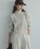 【サニーレーベル/Sonny Label / URBAN RESEARCH】の畦切替えニットプルオーバー 人気、トレンドファッション・服の通販 founy(ファニー) ファッション Fashion レディースファッション Fashion for Women トップス・カットソー Cut & Sew Tops ニット Knit Tops & Sweaters カジュアルプルオーバー・ニットトップス Pullovers & Knit Tops / Casual Pullovers 2025年 2025 2025-2026秋冬・A/W Autumn/Winter 2025–26 AW25–26 冬 Winter / This Winter シンプル Simple, Minimal バランス Balance, Style Balance フレア Flare, Flared ベーシック Basic, Essential ボトム Bottoms, Lower Wear モックネック Mock Neck, Short Turtleneck ワイド Wide, Wide Fit 畦 Ribbed Knit A/W・秋冬 Autumn/Winter thumbnail ライトベージュ|ID: prp329100004825498 ipo3291000000035100085