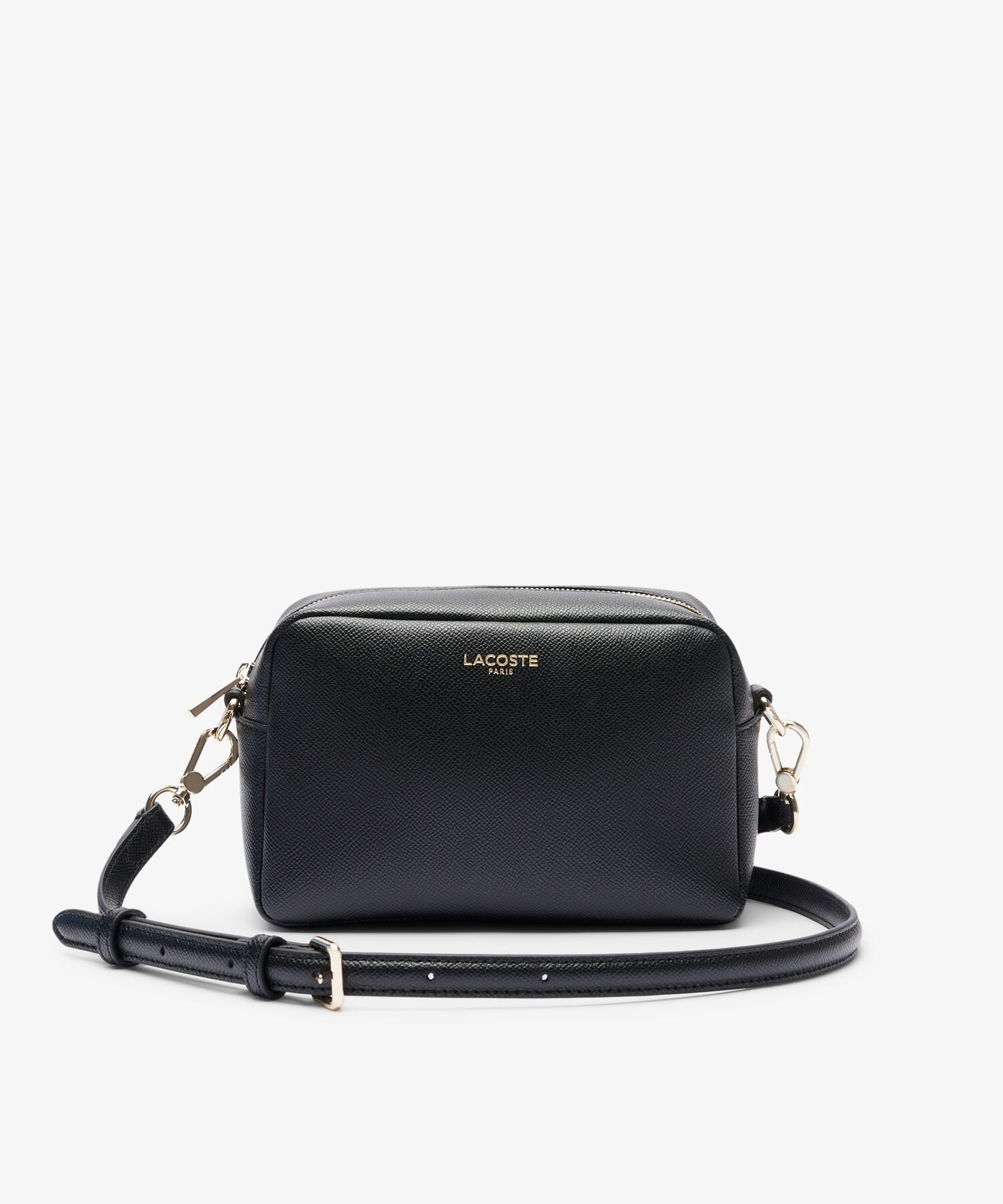 【ラコステ/LACOSTE】のシャンゼリゼ レザースクエアミニショルダーバッグ インテリア・キッズ・メンズ・レディースファッション・服の通販 founy(ファニー) 　ファッション　Fashion　レディースファッション　Fashion for Women　バッグ　Bags　エレガント 上品　Elegant　シンプル　Simple, Minimal　スクエア　Square, Square Shape　フロント　Front, Front Design　ポケット　Pocket, Pocket Detail　ブラック|ID: prp329100004825510 ipo3291000000035100244