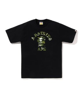 【ア ベイシング エイプ/A BATHING APE】のMULTI PIXEL CAMO COLLEGE TEE 人気、トレンドファッション・服の通販 founy(ファニー) ファッション Fashion レディースファッション Fashion for Women インナー Innerwear ショート Short, Short Length スリーブ Sleeve, Long Sleeve / Short Sleeve フロント Front, Front Design プリント Print, Printed Pattern ラバー Rubber, Rubber Sole |ID:prp329100004825511