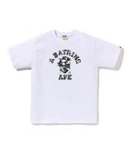 【ア ベイシング エイプ/A BATHING APE】のMULTI PIXEL CAMO COLLEGE TEE 人気、トレンドファッション・服の通販 founy(ファニー) ファッション Fashion レディースファッション Fashion for Women インナー Innerwear ショート Short, Short Length スリーブ Sleeve, Long Sleeve / Short Sleeve フロント Front, Front Design プリント Print, Printed Pattern ラバー Rubber, Rubber Sole thumbnail WH×BK|ID: prp329100004825511 ipo3291000000035100253