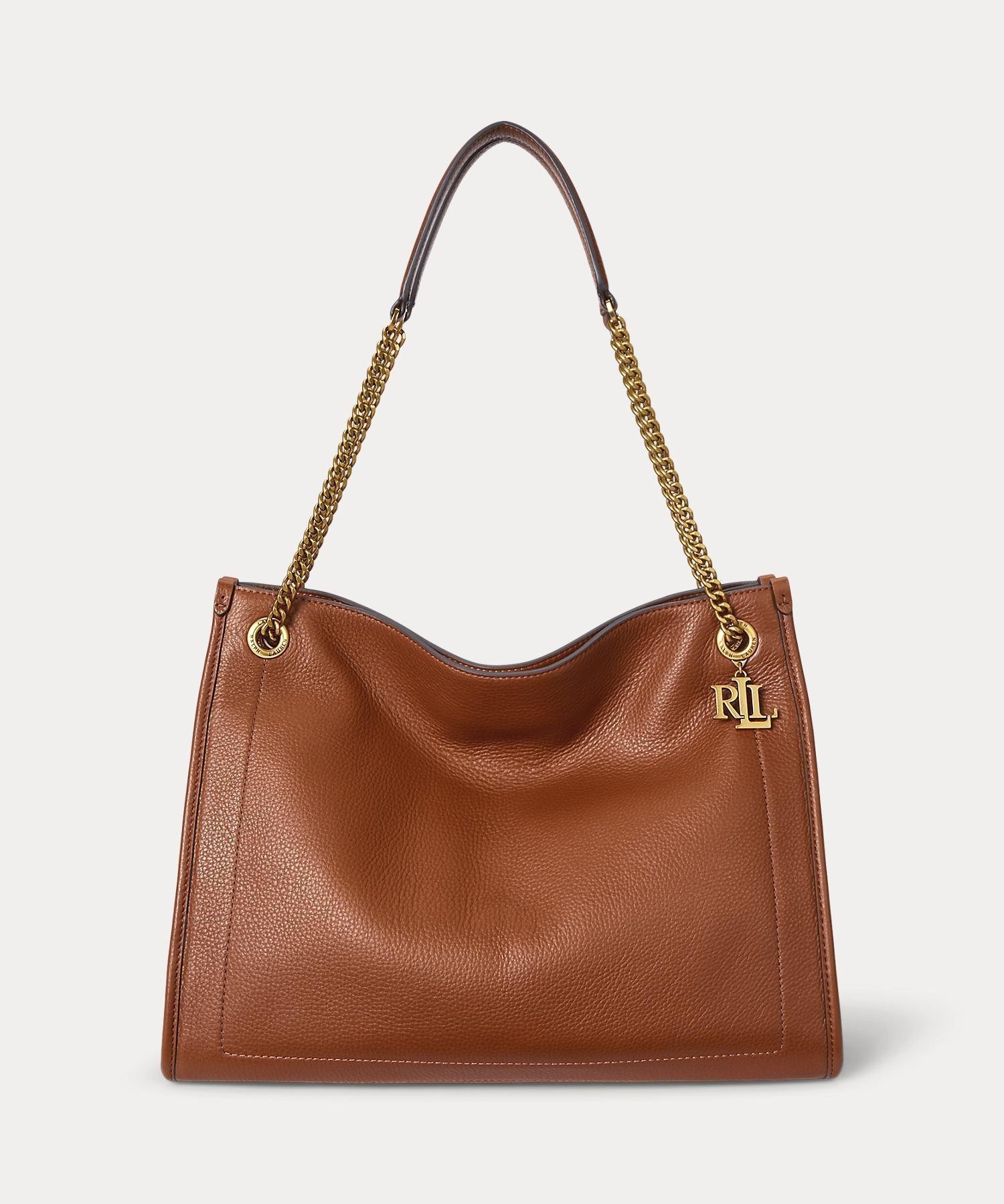 【ラルフローレン/RALPH LAUREN】のペブルド レザー ラージ Bradley トート バッグ 人気、トレンドファッション・服の通販 founy(ファニー) ファッション Fashion レディースファッション Fashion for Women バッグ Bags コレクション Collection, Seasonal Line チェーン Chain, Chain Strap チャーム Charm, Pendant ポケット Pocket, Pocket Detail マグネット Magnet, Magnetic Closure メタル Metal, Metal Parts ルーズ Loose, Oversized other-1|ID: prp329100004825516 ipo3291000000035100350