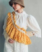 【オリエントミリナリー/ORIENT MILLINERY】のDORA CIEL/シフォンフリルバッグ 人気、トレンドファッション・服の通販 founy(ファニー) ファッション Fashion レディースファッション Fashion for Women バッグ Bags アクセサリー Fashion Accessories コルセット Corset, Bustier シフォン Chiffon, Lightweight Fabric ジャカード／ジャガード Jacquard, Woven Pattern 財布 Wallet, Purse デニム Denim, Jeans Material ビスチェ Bustier, Corset Top フリル Frill, Ruffle ペプラム Peplum, Flared Hem ポーチ Pouch, Small Case ラップ Wrap, Wrap Design A/W・秋冬 Autumn/Winter 旅行 Travel エレガント 上品 Elegant thumbnail イエロー系|ID: prp329100004825536 ipo3291000000035100499