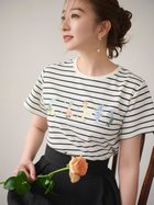 【セルフォード/CELFORD】の【CELFORD×P.J. REDOUTEコラボ】 エンブロイダリーTシャツ 人気、トレンドファッション・服の通販 founy(ファニー) ファッション Fashion レディースファッション Fashion for Women トップス・カットソー Cut & Sew Tops シャツ・ブラウス・オフィスカジュアル Elegant Blouses & Button-Ups ロングTシャツ・Tシャツ Longline T-Shirts & Tees エンブロイダリー Embroidery Design コラボ Collaboration, Collab スマート Smart, Elegant プリント Print, Printed Pattern ラグジュアリー Luxury, Elegant thumbnail BORDER[933]|ID: prp329100004825538 ipo3291000000035100512