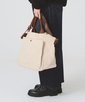 【ビームス ウイメン/BEAMS】の【SALE】【別注】toleur / ナイロン キルト バッグ 通勤 通学 A4サイズ 大容量 新生活 人気、トレンドファッション・服の通販 founy(ファニー) ファッション Fashion レディースファッション Fashion for Women キルト Quilt, Quilted Fabric 傘 Umbrella, Parasol シンプル Simple, Minimal デニム Denim, Jeans Material フィット Fit, Slim Fit フロント Front, Front Design ポケット Pocket, Pocket Detail 別注 Limited Edition, Custom Order ビジネス 仕事 通勤 Business / Work / Commuting |ID:prp329100004825541