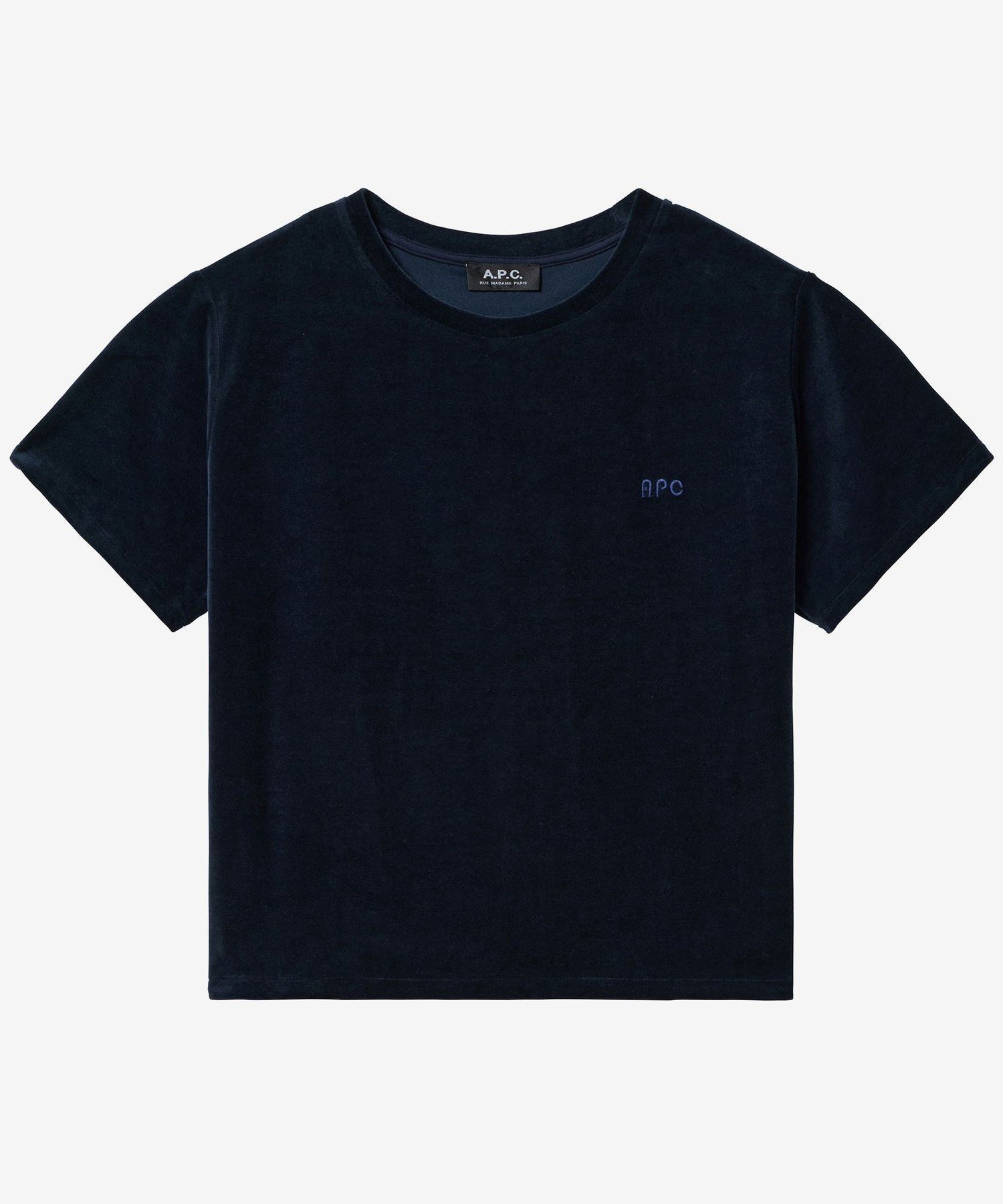 【アーペーセー/A.P.C.】のベロアTシャツ 人気、トレンドファッション・服の通販 founy(ファニー) 　ファッション　Fashion　レディースファッション　Fashion for Women　トップス・カットソー　Cut & Sew Tops　シャツ・ブラウス・オフィスカジュアル　Elegant Blouses & Button-Ups　ロングTシャツ・Tシャツ　Longline T-Shirts & Tees　ベロアトップス　Velour Tops / Velvet-Look Items　ストレート　Straight, Straight Cut　ベロア　Velour, Soft Velvet　 other-1|ID: prp329100004825542 ipo3291000000035100529