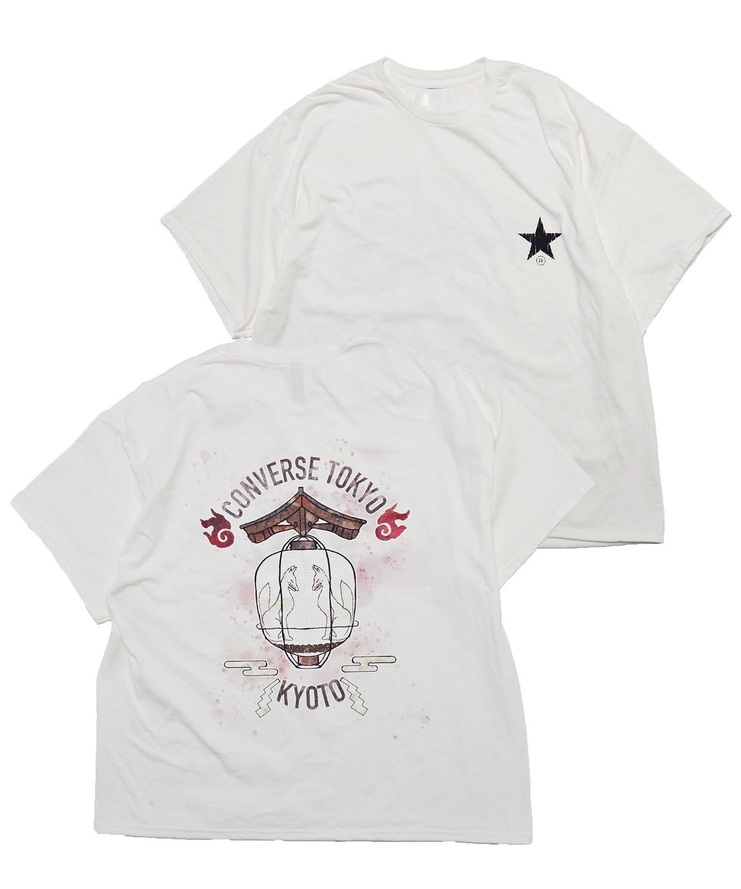 【コンバーストウキョウ/CONVERSE TOKYO】の【限定展開】LANTERN BACK PRINT TEE 人気、トレンドファッション・服の通販 founy(ファニー) 　ファッション　Fashion　レディースファッション　Fashion for Women　プリント　Print, Printed Pattern　ルーズ　Loose, Oversized　 other-1|ID: prp329100004825555 ipo3291000000035100621