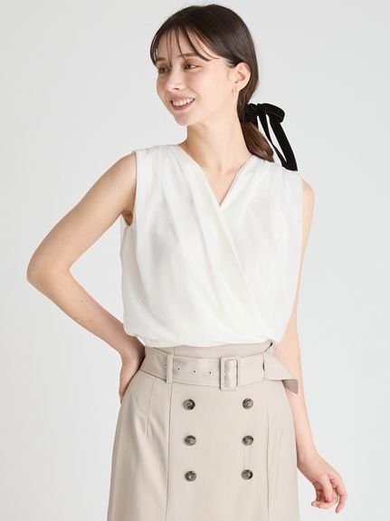 【セルフォード/CELFORD】のカシュクールシア-トップス 人気、トレンドファッション・服の通販 founy(ファニー) 　ファッション　Fashion　レディースファッション　Fashion for Women　トップス・カットソー　Cut & Sew Tops　ギャザー　Gathered, Ruffled　スマート　Smart, Elegant　ランダム　Random, Irregular　 other-1|ID: prp329100004825558 ipo3291000000035100635