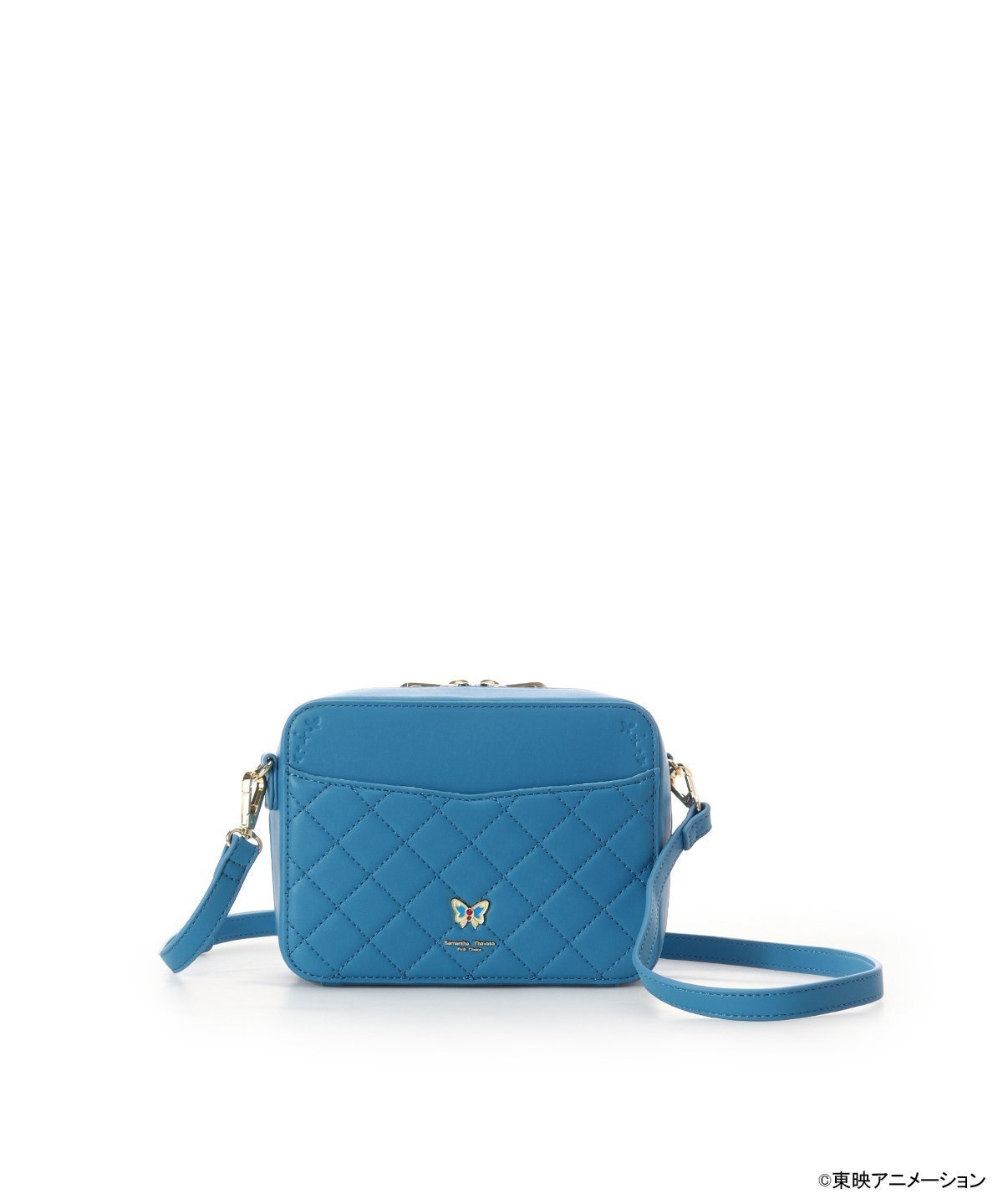 【サマンサタバサ プチチョイス/SamanTha Thavasa PeTiT Choice】の『Yes!プリキュア5GoGo!』コレクション ショルダーバッグ インテリア・キッズ・メンズ・レディースファッション・服の通販 founy(ファニー) 　ファッション　Fashion　レディースファッション　Fashion for Women　バッグ　Bags　コスチューム　Costume, Outfit　コレクション　Collection, Seasonal Line　ポケット　Pocket, Pocket Detail　モチーフ　Motif, Design Theme　リボン　Ribbon, Bow　財布　Wallet, Purse　ブルー|ID: prp329100004825560 ipo3291000000035100673