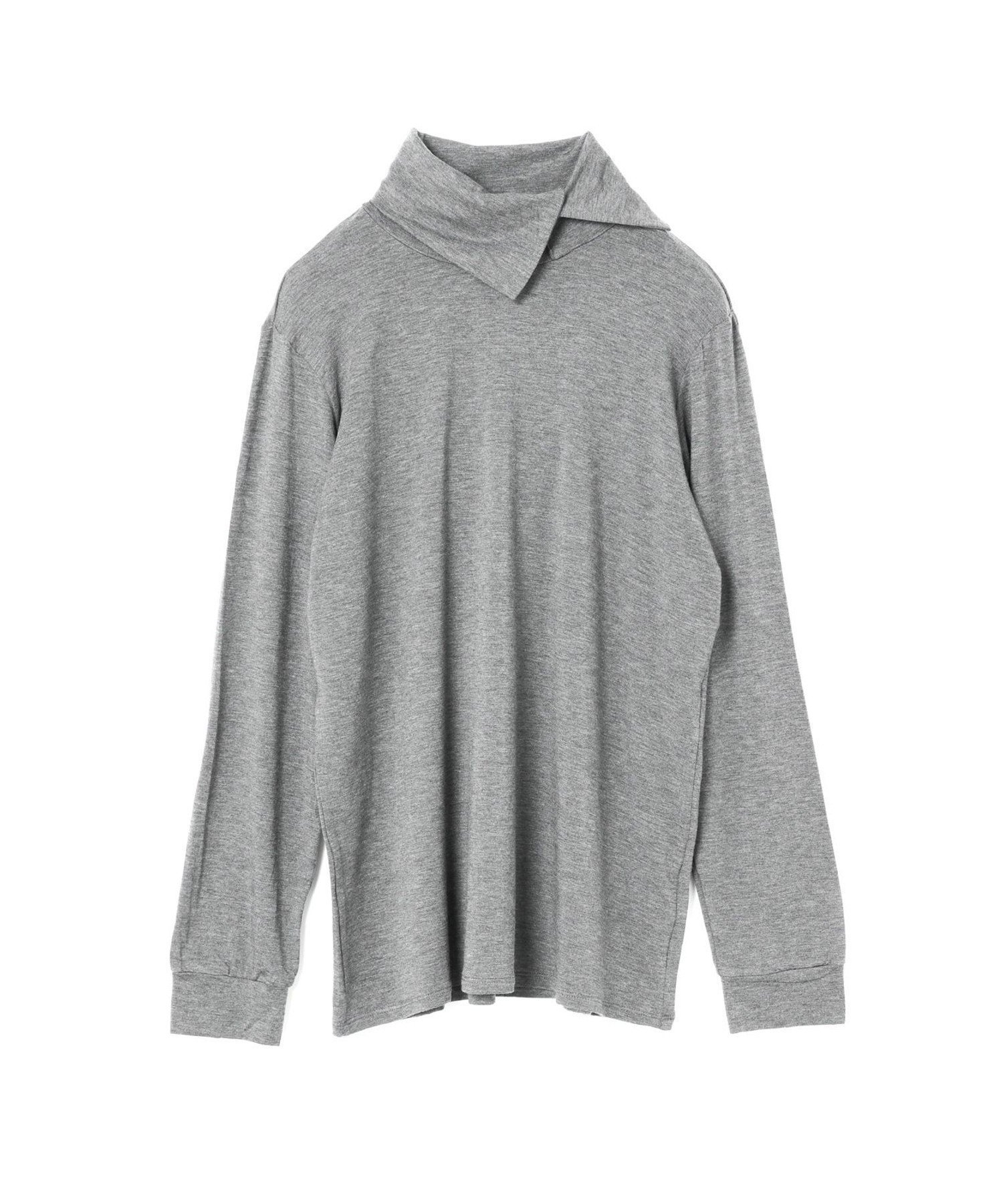 【マーコート/MARcourt】のmizuiro ind アシンメトリーシャツプルオーバー インテリア・キッズ・メンズ・レディースファッション・服の通販 founy(ファニー) 　ファッション　Fashion　レディースファッション　Fashion for Women　トップス・カットソー　Cut & Sew Tops　シャツ・ブラウス・オフィスカジュアル　Elegant Blouses & Button-Ups　カジュアルプルオーバー・ニットトップス　Pullovers & Knit Tops / Casual Pullovers　おすすめ　Recommended / Our Picks　アシンメトリー　Asymmetrical Style　インナー　Innerwear　カットソー　Cut and Sewn Top　ストレッチ　Stretch, Stretchy Fabric　タートルネック　Turtleneck, High Neck　ポケット　Pocket, Pocket Detail　人気　Popular, Best Seller　今季　This Season, Current Season　再入荷　Restock / Back in Stock　無地　Plain, Solid Color　長袖　Long Sleeve, Full Sleeve　グレー|ID: prp329100004825564 ipo3291000000035100721