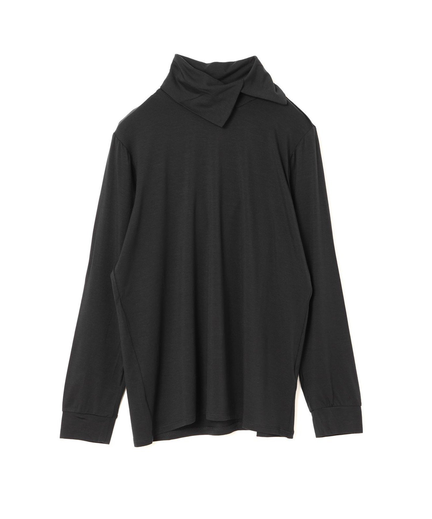 【マーコート/MARcourt】のmizuiro ind アシンメトリーシャツプルオーバー インテリア・キッズ・メンズ・レディースファッション・服の通販 founy(ファニー) 　ファッション　Fashion　レディースファッション　Fashion for Women　トップス・カットソー　Cut & Sew Tops　シャツ・ブラウス・オフィスカジュアル　Elegant Blouses & Button-Ups　カジュアルプルオーバー・ニットトップス　Pullovers & Knit Tops / Casual Pullovers　おすすめ　Recommended / Our Picks　アシンメトリー　Asymmetrical Style　インナー　Innerwear　カットソー　Cut and Sewn Top　ストレッチ　Stretch, Stretchy Fabric　タートルネック　Turtleneck, High Neck　ポケット　Pocket, Pocket Detail　人気　Popular, Best Seller　今季　This Season, Current Season　再入荷　Restock / Back in Stock　無地　Plain, Solid Color　長袖　Long Sleeve, Full Sleeve　ブラック|ID: prp329100004825564 ipo3291000000035100722