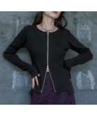 【ハレ/HARE】のジップリブタイトカーディガン 人気、トレンドファッション・服の通販 founy(ファニー) ファッション Fashion レディースファッション Fashion for Women トップス・カットソー Cut & Sew Tops カーディガン・羽織り Layered Style Cardigans インナー Innerwear ウェーブ Wavy Pattern エレガント 上品 Elegant カーディガン Cardigan, Knitwear 切替 Switching, Contrast Panel ジップ Zip, Zipper スカーフ Scarf, Neckwear ストレート Straight, Straight Cut スリーブ Sleeve, Long Sleeve / Short Sleeve タイトスカート Pencil Skirt, Tight Skirt デニム Denim, Jeans Material トレンド Trend, Trending Now フィット Fit, Slim Fit フレア Flare, Flared フロント Front, Front Design リラックス Relax, Relaxed Fit ロング Long, Long-Length ワイド Wide, Wide Fit おすすめ Recommended / Our Picks thumbnail ブラック09|ID: prp329100004825569 ipo3291000000035100783