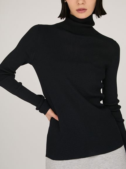 【エミ/emmi】のシアータートルネックトップス インテリア・キッズ・メンズ・レディースファッション・服の通販 founy(ファニー) 　ファッション　Fashion　レディースファッション　Fashion for Women　トップス・カットソー　Cut & Sew Tops　タートルネック・ハイネックトップス　Turtlenecks & High-Neck Tops　インナー　Innerwear　シアー　Sheer, See-Through　スマート　Smart, Elegant　DNVY[090]|ID: prp329100004825573 ipo3291000000035100810