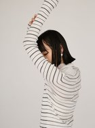 【エミ/emmi】のシアータートルネックトップス 人気、トレンドファッション・服の通販 founy(ファニー) ファッション Fashion レディースファッション Fashion for Women トップス・カットソー Cut & Sew Tops タートルネック・ハイネックトップス Turtlenecks & High-Neck Tops インナー Innerwear シアー Sheer, See-Through スマート Smart, Elegant thumbnail BORDER[933]|ID: prp329100004825573 ipo3291000000035100811