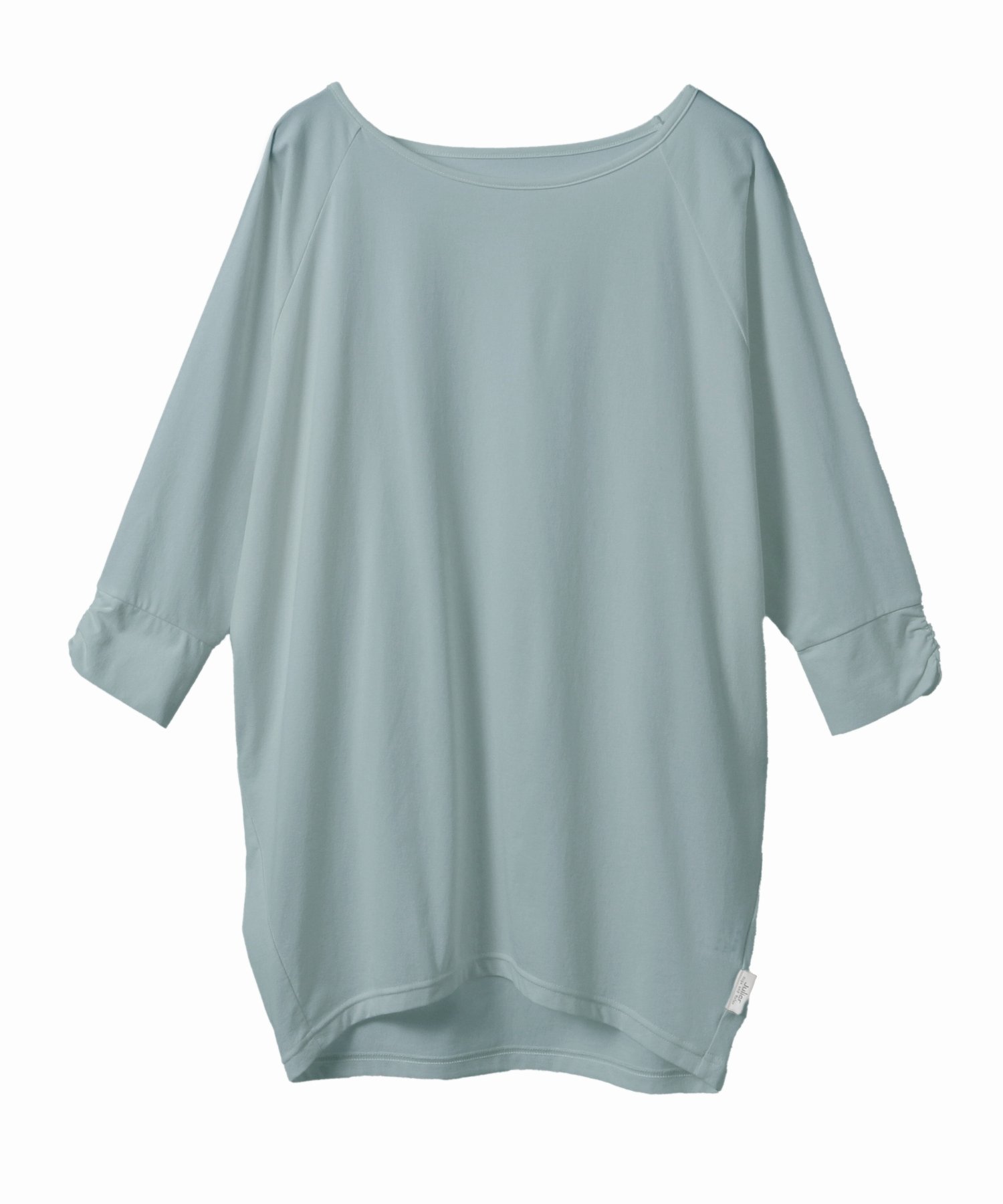 【ジュリエ/Julier】の【定番】ライトプライムハーフスリーブプルオーバー インテリア・キッズ・メンズ・レディースファッション・服の通販 founy(ファニー) 　ファッション　Fashion　レディースファッション　Fashion for Women　トップス・カットソー　Cut & Sew Tops　カジュアルプルオーバー・ニットトップス　Pullovers & Knit Tops / Casual Pullovers　ギャザー　Gathered, Ruffled　コレクション　Collection, Seasonal Line　シンプル　Simple, Minimal　ストレッチ　Stretch, Stretchy Fabric　定番　Standard, Basic Item　フィット　Fit, Slim Fit　ブラウジング　Blouson Silhouette, Cinched Waist　無地　Plain, Solid Color　ヨガ　Yoga, Yoga Wear　ランニング　Running, Running Wear, Activewear, Jogging　リラックス　Relax, Relaxed Fit　ワーク　Workwear, Utility Style　ミント|ID: prp329100004825581 ipo3291000000035100971